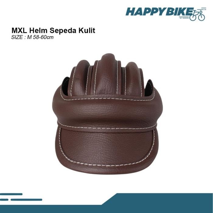 MXL Helm Topi Kulit Sepeda Bicycle Helmet Safety Dewasa Unisex