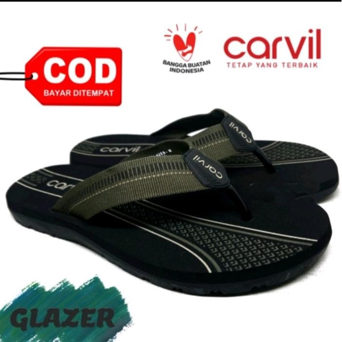 setia SENDAL JEPIT CARVIL PRIA/WANITA UK 33-44 TERLARIS BAYAR DITEMPAT Sandal CARVIL Karet