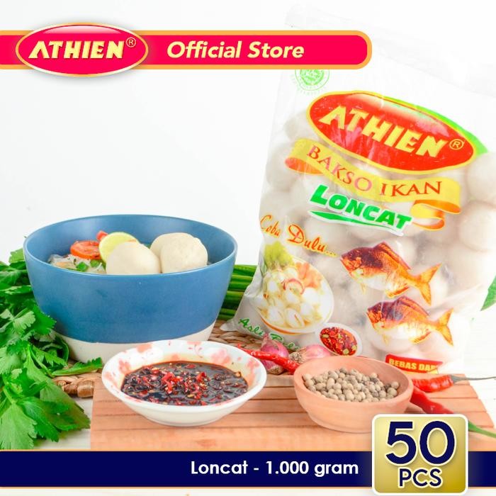 Instanbisa- Athien Bakso Ikan Loncat Premium Asli Belitung 1000 Gram