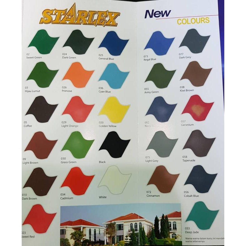 Cat Genteng Starlex / Cat Beton Starlex 20Kg