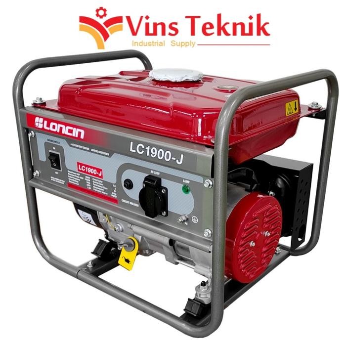 Sale Mesin Genset Bensin Lc 1900-J Loncin Generator Lc1900-J 850 Watt Terlariss 