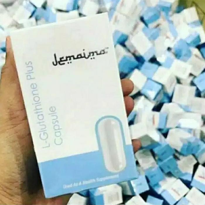 ZiZa- Obat Jemaima Pil Whitening Kapsul Pemutih Badan Wajah Permanen Alami