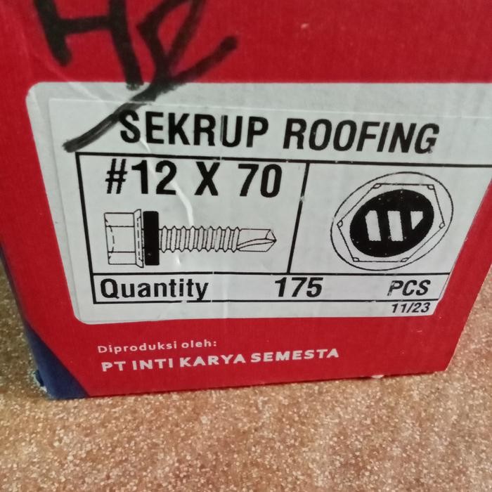 Sekrup Roofing 7cm Per Dus Baut Roofing 7cm