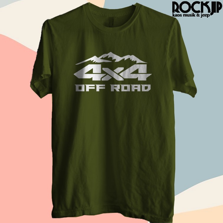 Jual Kaos Baju Distro Pria Wanita 4x4 Offroad Retro