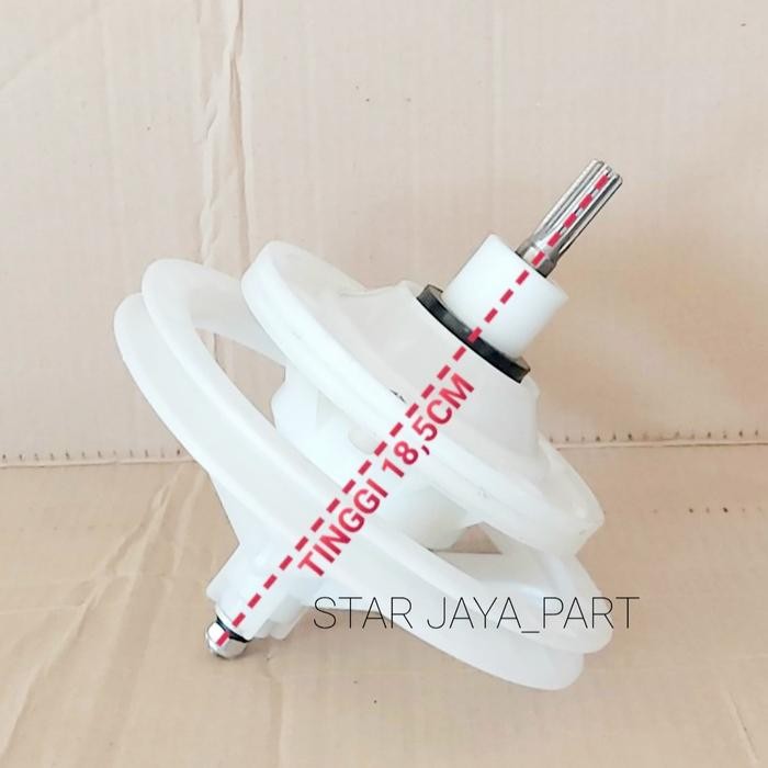 gearbox mesin cuci sharp 2 tabung