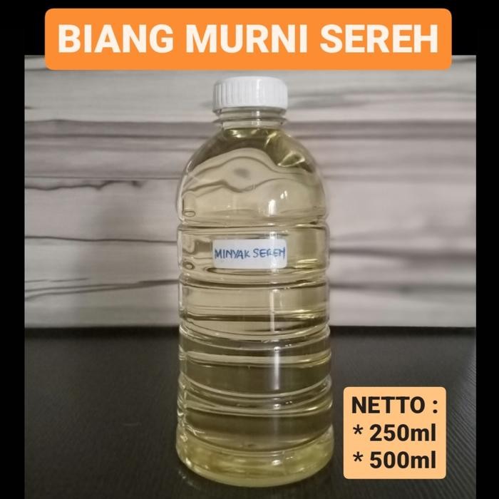 MINYAK ATSIRI SEREH WANGI / CITRONELLA 500 ML BIANG MURNI SEREH