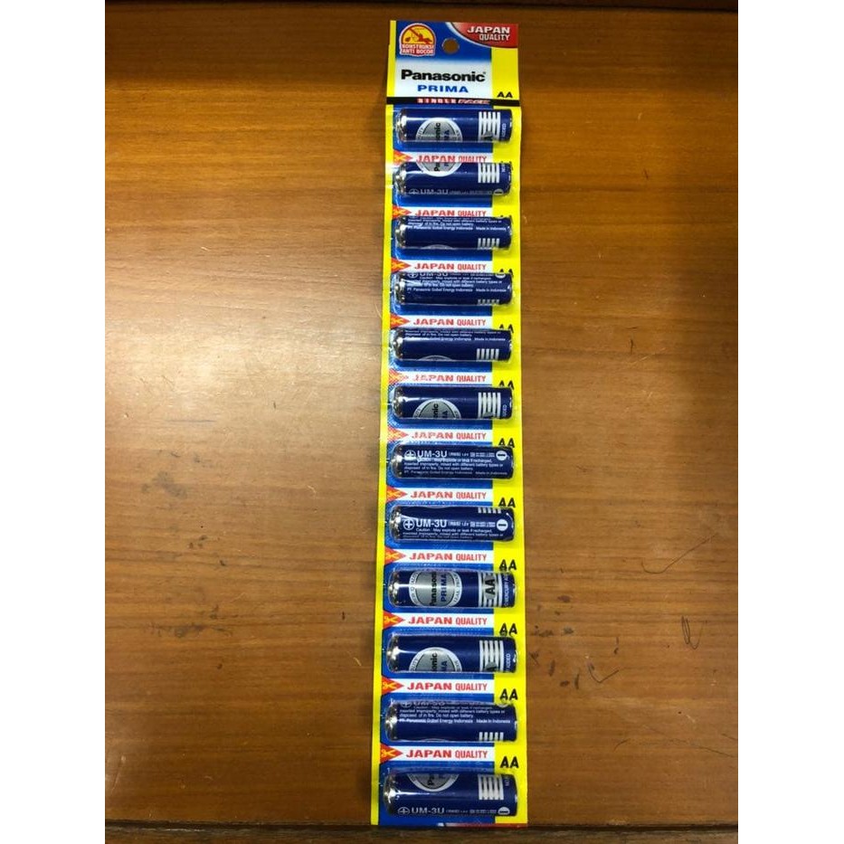 luqd- Baterai Panasonic Aa Prima Asli