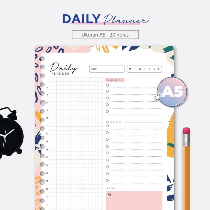 Loose leaf A5 - Daily Planner 2022 by bukuqu