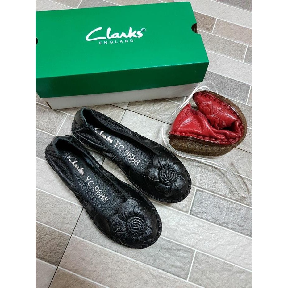 SEPATU WANITA / SEPATU KERJA CLARKS FLAT YC-9688