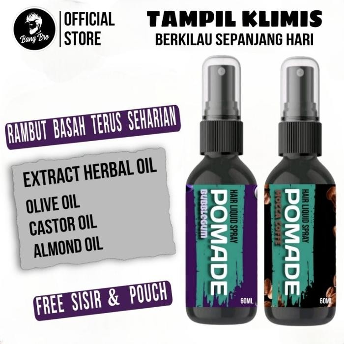 POMADE MINYAK RAMBUT SPRAY VITAMIN RAMBUT PRIA BANG BRO HAIR OIL PERAWATAN RAMBUT PELEMBUT RAMBUT
