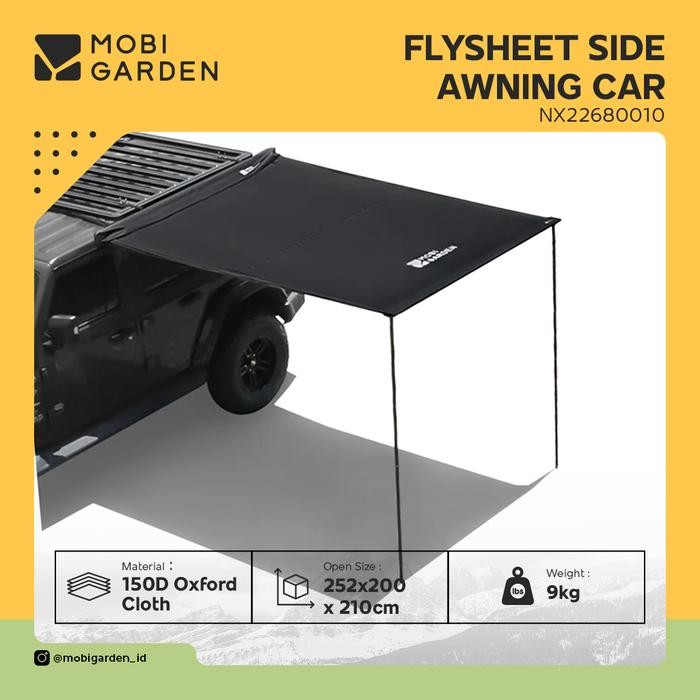 KANOPI FLYSHEET MOBIL MOBI GARDEN NX22680010 SIDE AWNING CAR