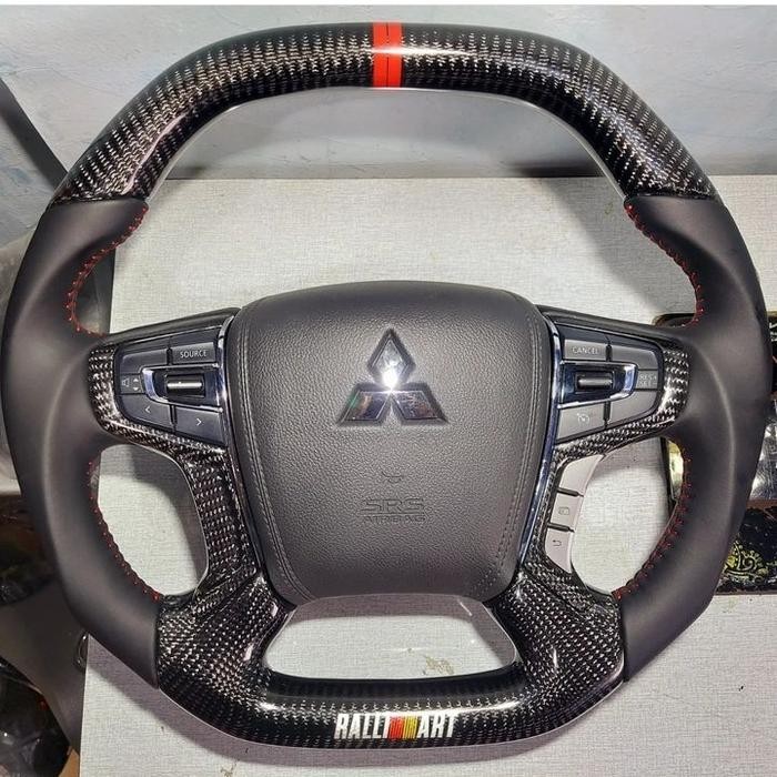 Cuci Gudang stir pajero sport custom carbon kevlar