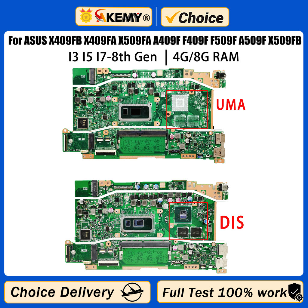 Casing Laptop Akemy X409FB Mainboard For ASUS X409FA X509FA A409F F409F F509F A509F X509FB X509FL La