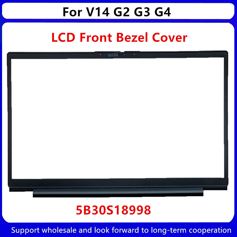 Casing Laptop New For Lenovo V14 G2 G3 G4 LCD Front Bezel Cover 5B30S18998 laptop