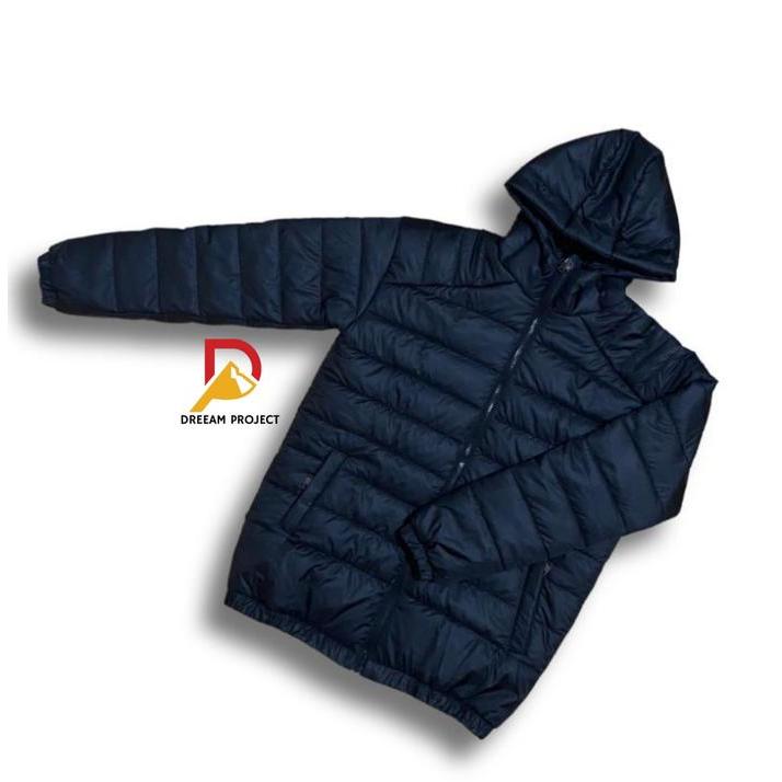 TERLARIS DREAM Project Outdoor Puffer Jaket Puffer Coat Jaket Ultralight Jaket Gelembung polos Musim