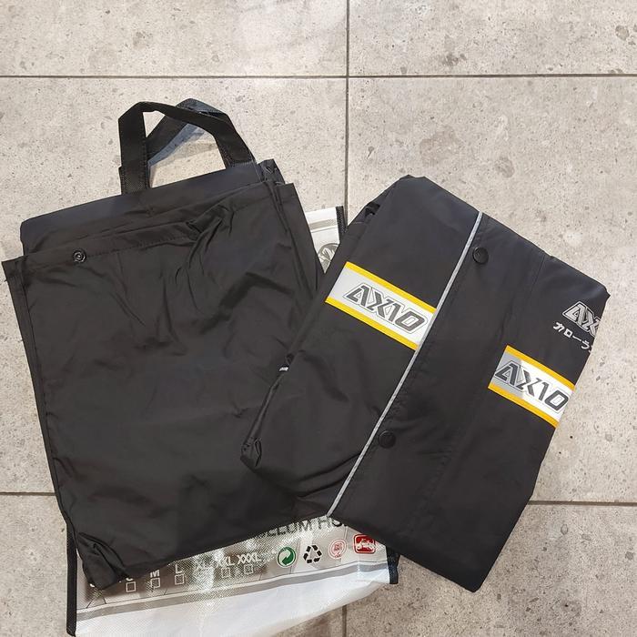 Raincoat Axio 882 Mantel jas hujan baju celana AXIO EUROPE AX882 - Hitam, M