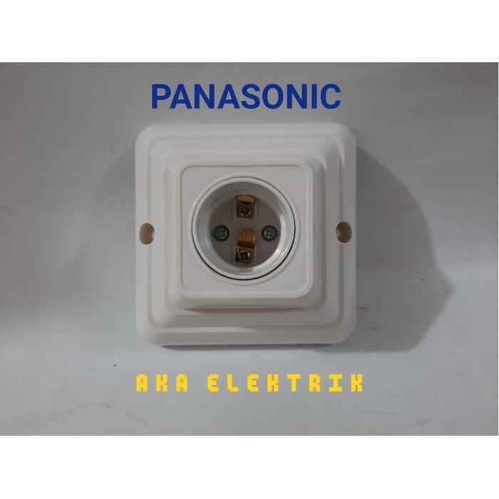 FITTING LAMPU PANASONIC KOTAK PUTIH NLP52202