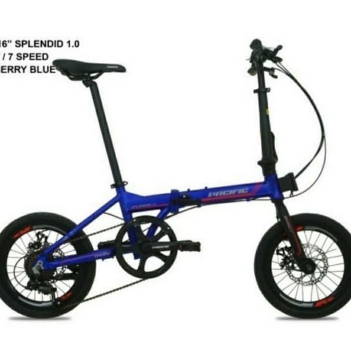 SEPEDA LIPAT/FOLDING BIKE PACIFIC SPLENDID 1.0 7 SPEED 16" ALLOY