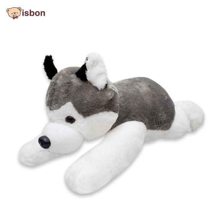 NEW BONEKA SERIGALA JUMBO ISTANA BONEKA LY LITTLE HUSKY SUPER BESAR