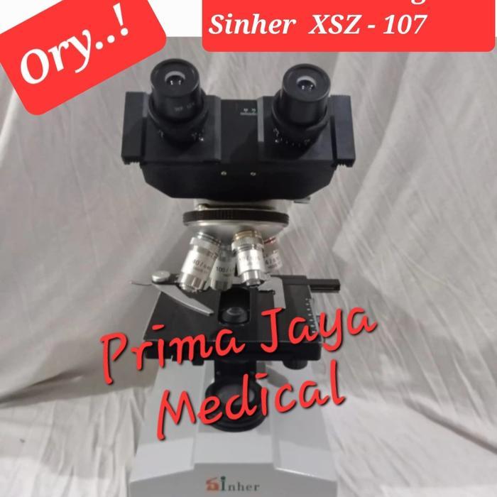MIKROSKOP BINOKULER SINHER XSZ 107 MICROSCOPE BINOCULER BIOLOGICAL XSZ 107