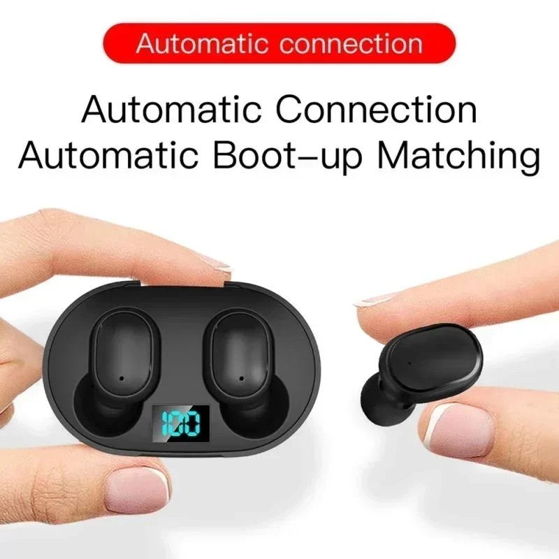 TWS E6S Bluetooth Earphones Wireless bluetooth headset Noise Cancelling Headsets Microphone
