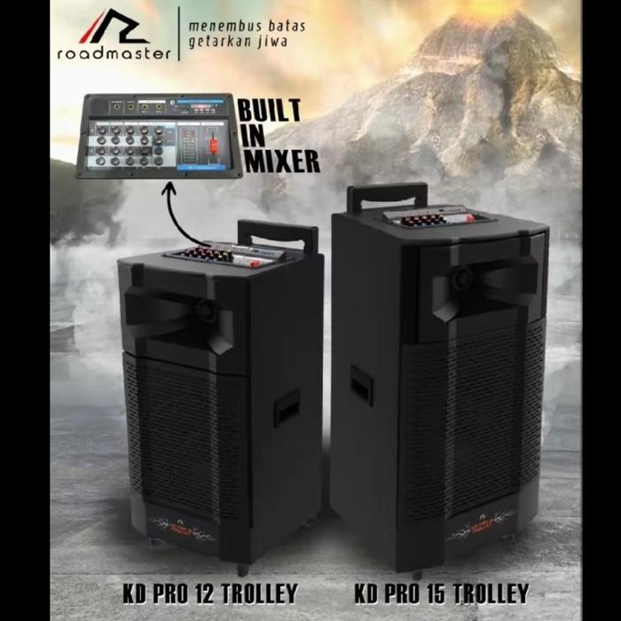 Portable Wireless Meeting Roadmaster KD-PRO15 Trolley | Amplifier speaker PRO 15