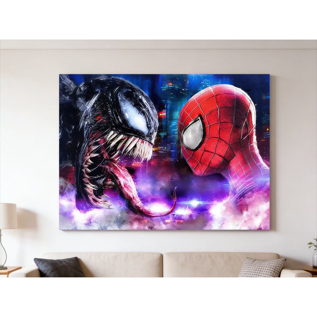 Movie Venom Spiderman 500/1000/1200/2000 PCS Jigsaw Puzzles Family Activity Games for Gameroom