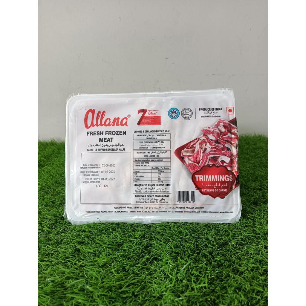 ALLANA DAGING KERBAU TRAY 1KG TRIMMINGS