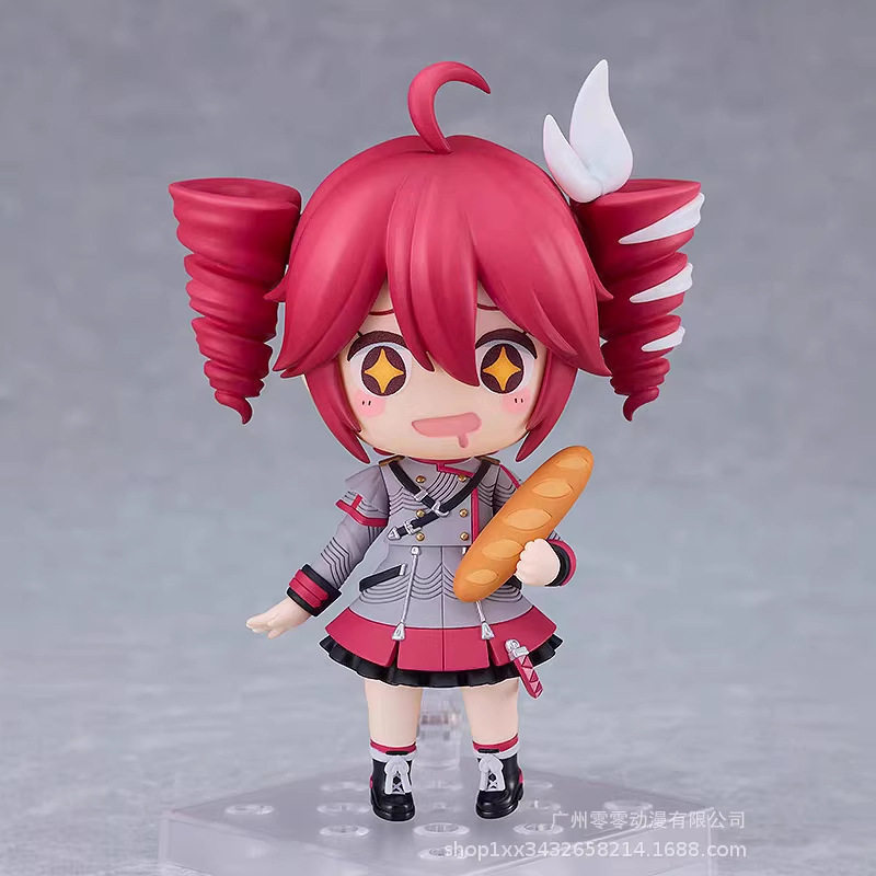 Cute Q Version Kasane Teto Nendoroid 2344 Action Figures Interchangeable Face Model Toy Collectible