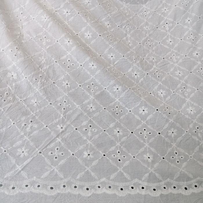 SALE PROMO Kain Katun Bordir Premium/Kain Katun Bordir/Bahan Katun Bordir Premium/Bahan Kain