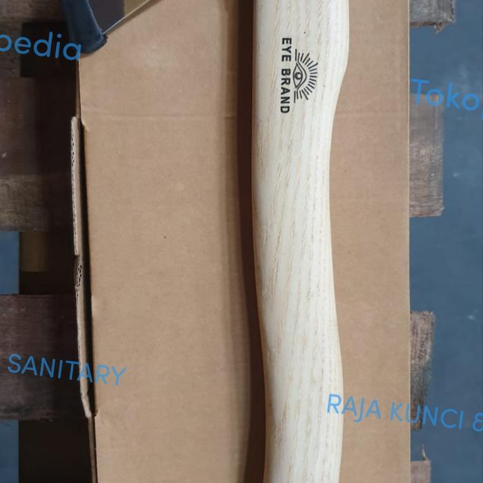 Kampak Gagang Kayu 600 Gram Cap Mata / Kampak Mas Gagang Kayu 600Gram Cap Mata