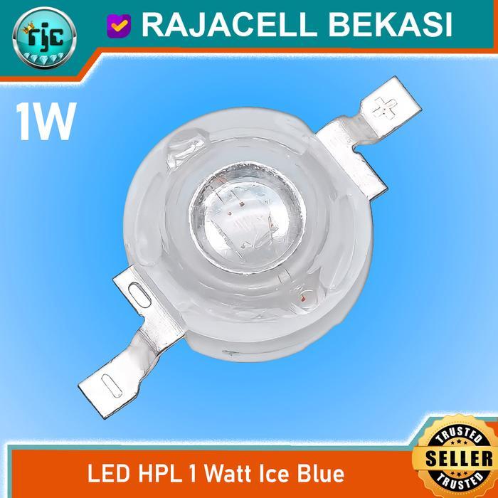 HIGH POWER LED HPL ICE BLUE 1W BIRU TOSCA 1 WATT ULTRA BRIGHT 490-495NM 3.2-3.4V 350MA