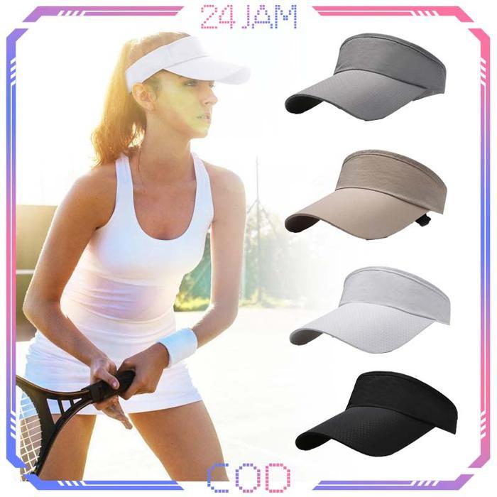Topi Tenis Lapangan Topi Lari Running Pria Topi Anti Panas Topi Golf Tenis Lari Olahraga