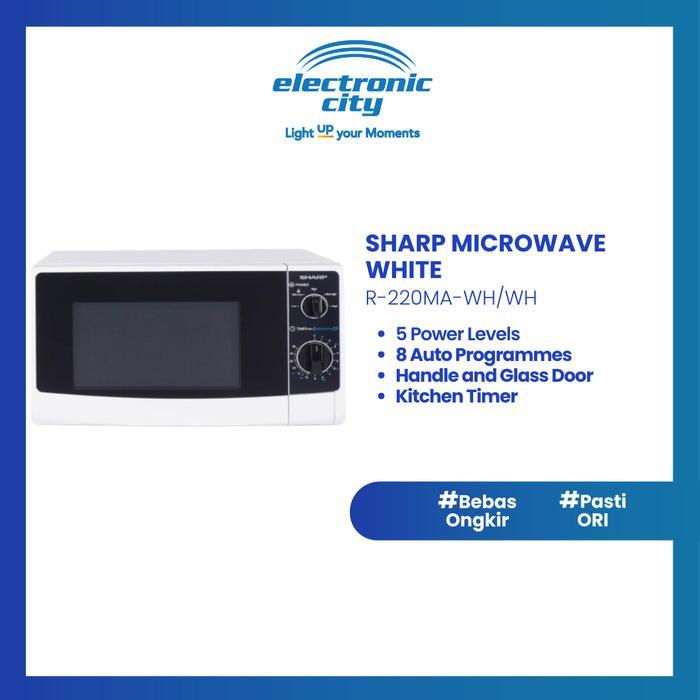 Sharp Microwave White - R-220MA-WH/WH