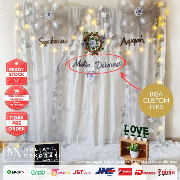 Dekorasi Aqiqah Khitan Syukuran 4 7 Bulan Ulang Tahun Paket NN