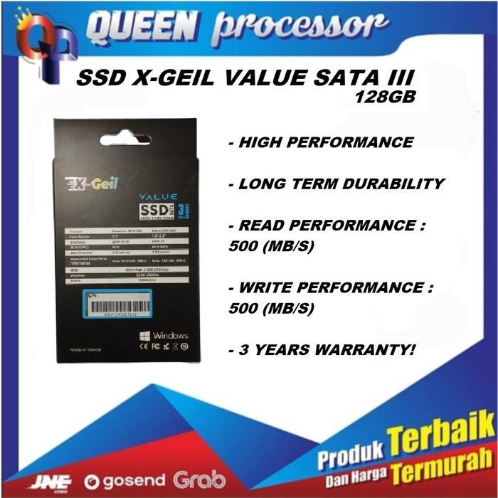 SSD X-GEIL 128GB SATA III XGEIL GARANSI 3 TAHUN