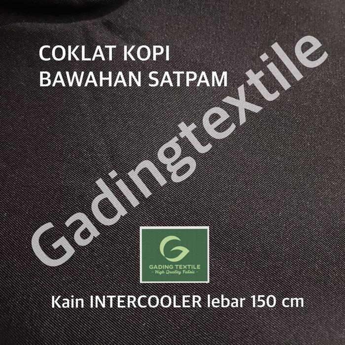 ( per 1 meter ) Kain seragam SATPAM SECURITY twill drill high twist INTERCOOLER lebar 150 cm meteran