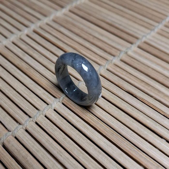 Black Ink Ring Jade (CLEAR)