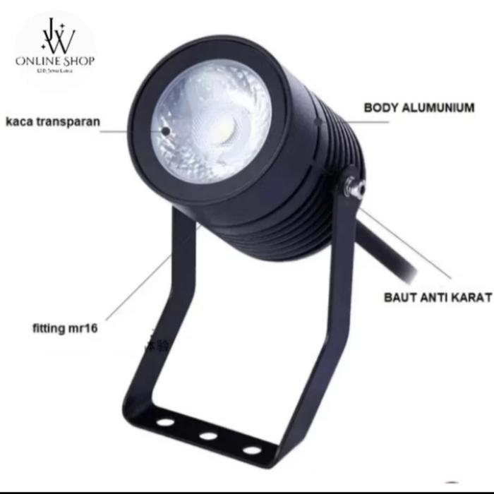 LAMPU TAMAN KAP MR16 3W 5W 7W 10W TANCAP OUTDOOR 3 5 7 10 W WATT MR16 WATERPROOF