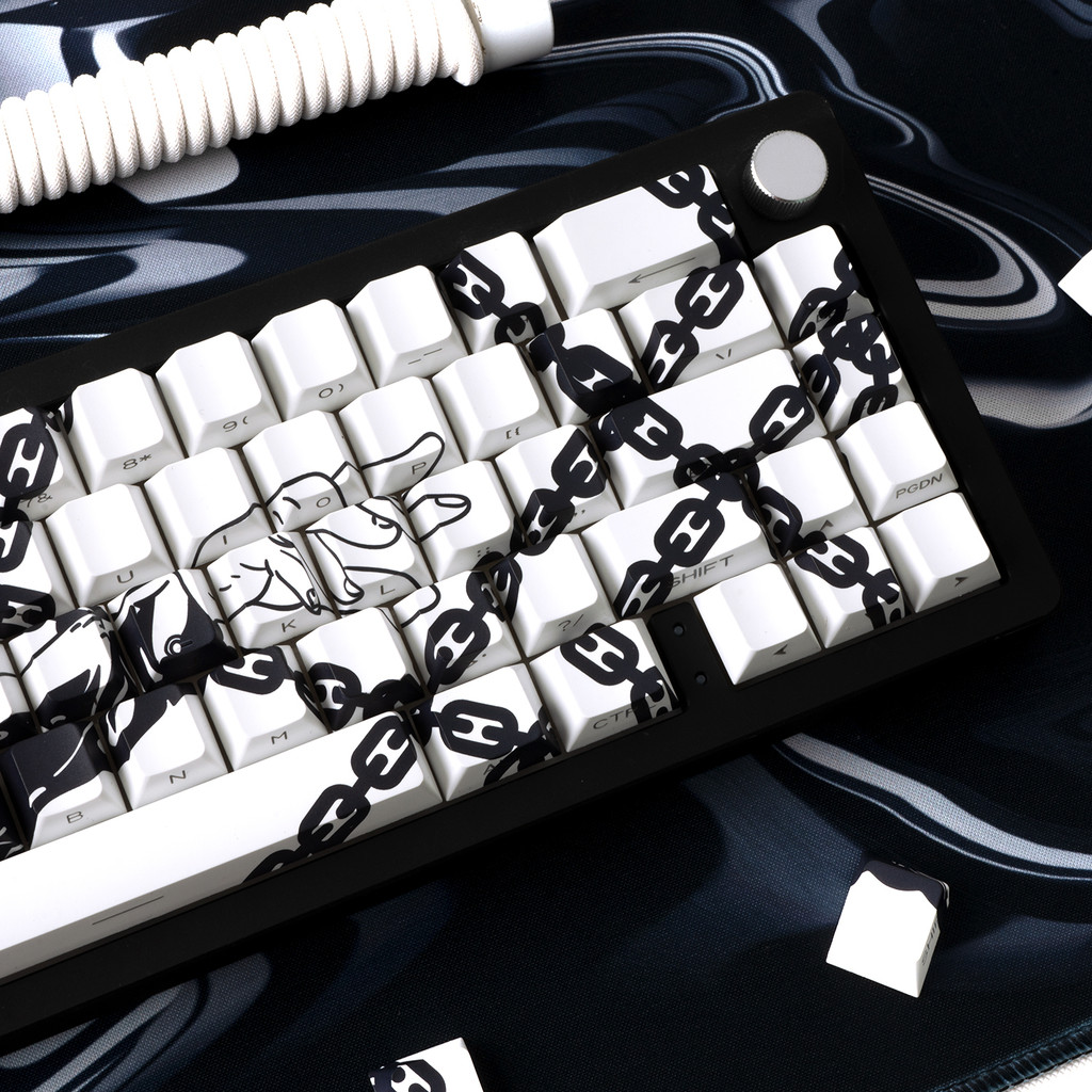 130 Keys Chainsaw Man Anime Keycaps PBT Keycap Chreey Keycaps Japan Key Cap Dye-sub Mechanical
