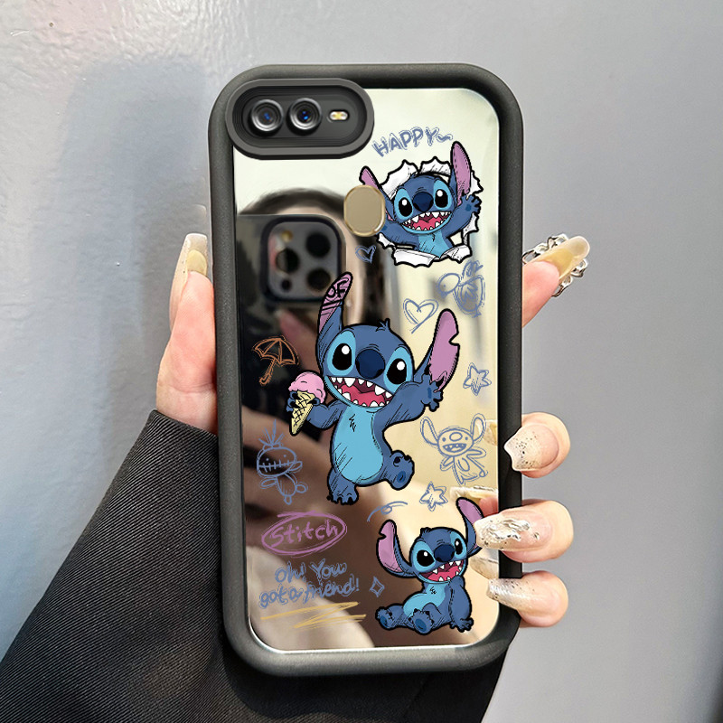 Casing Hp OPPO A7 OPPO A5s OPPO A12 OPPO A12S A11k Case Casing HP Softcase Silikon Kartun Biru Pink 