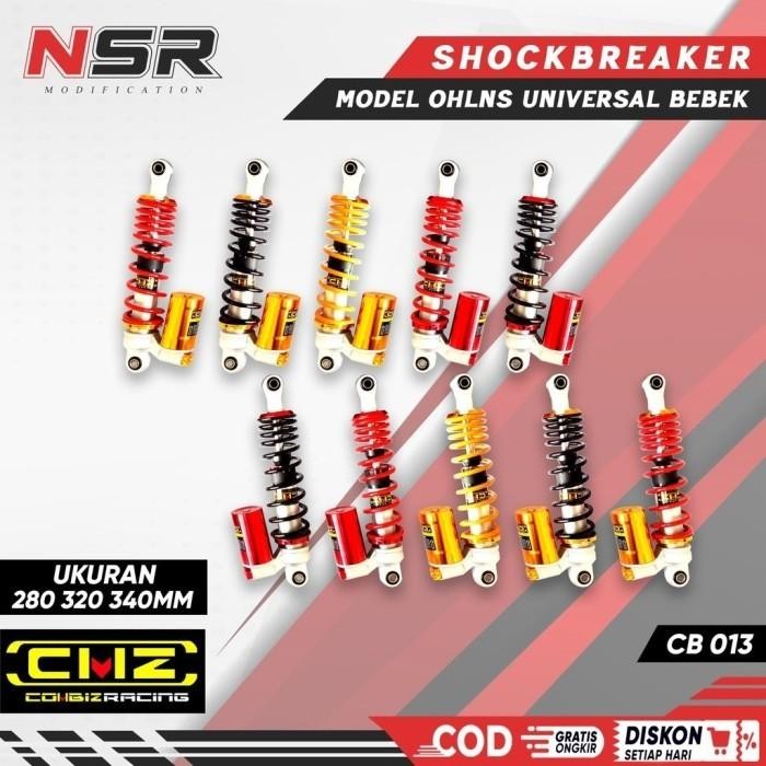 Shock Tabung Bawah Combiz Cb-013 Bebek Motor Ukuran 280-320-340