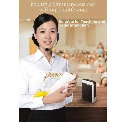 Speaker pinggang wireless mic headset multifungsi bluetooth Aporo T18