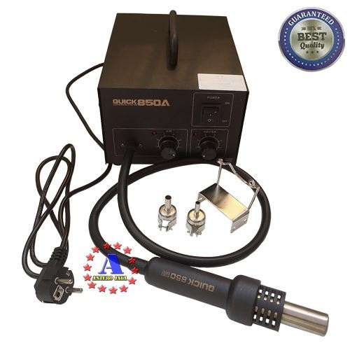 BLOWER QUICK 850A. SOLDER UAP QUICK 850 ANALOG. HOTT AIR 850A QUICK