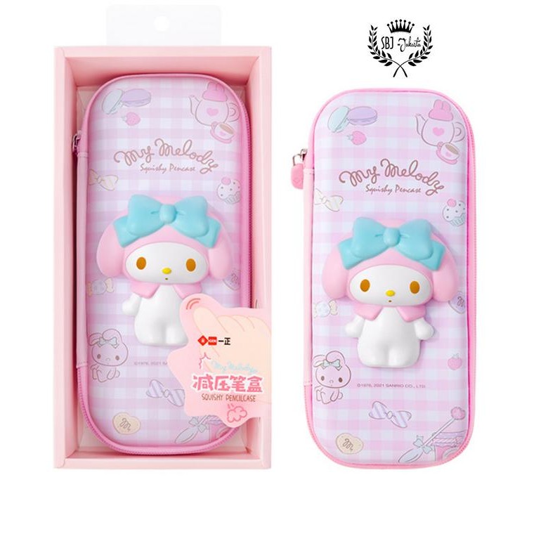

KOTAK PENSIL TEMPAT PENSIL SANRIO ORIGINAL 3D SQUISHY WATERPROOF ALAT SEKOLAH