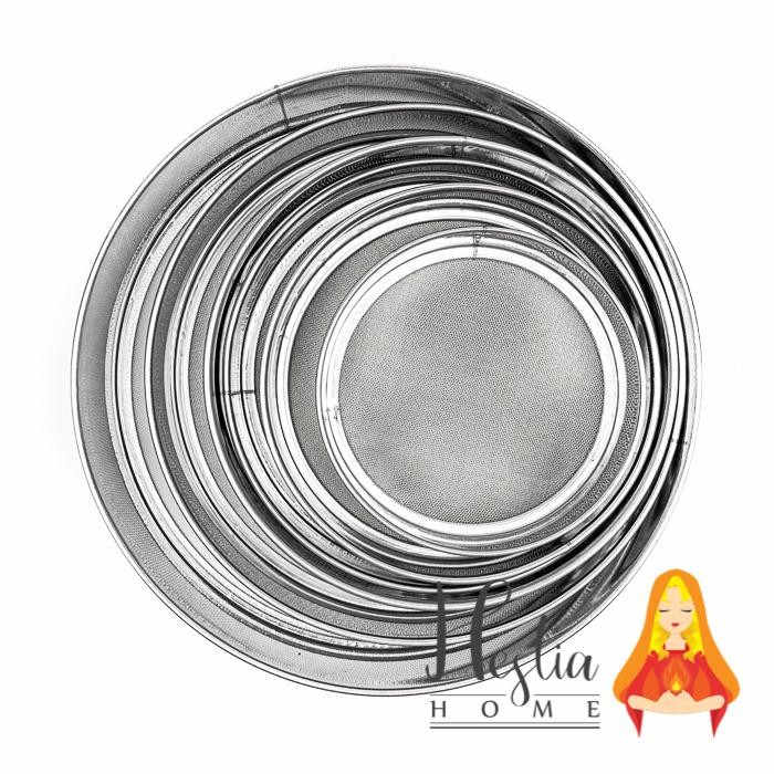Saringan Ayakan Set 6Pc Tepung Kopi Teh Halus Strainer Stainless Bubuk