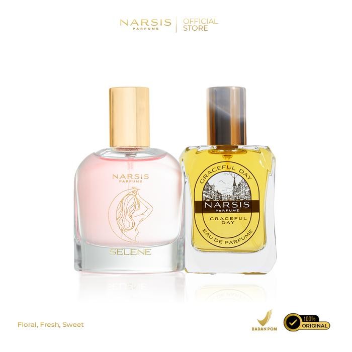 [BUNDLING PACKAGE] NARSIS SELENE EAU DE PARFUME + NARSIS GRACEFUL DAY EAU DE PARFUME UNISEX PERFUME
