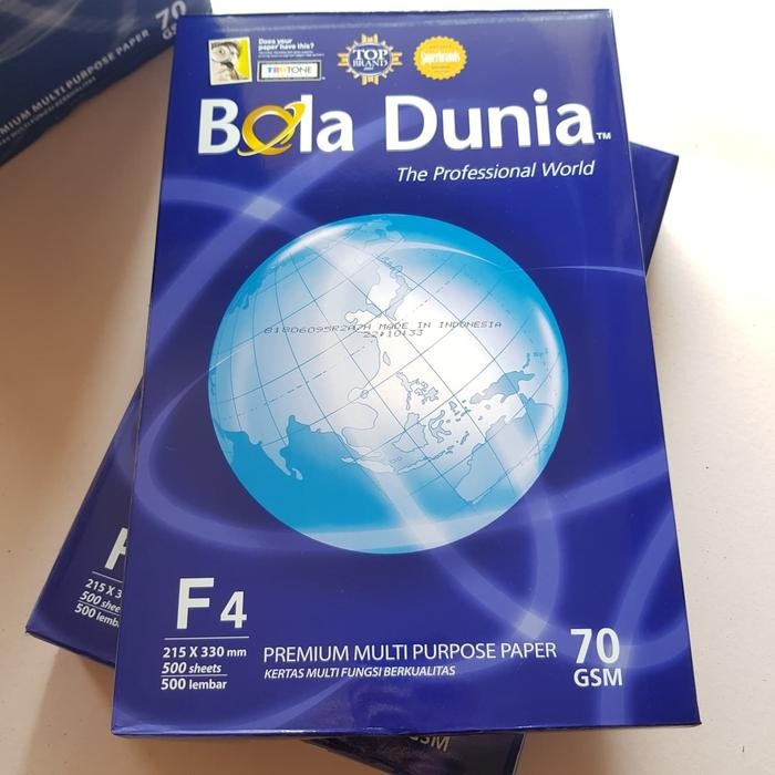 

NEW PRODUK BOLA DUNIA 70G F4 KERTAS PRINT KERTAS FOTOCOPY BOLA DUNIA WARUNG ARA67