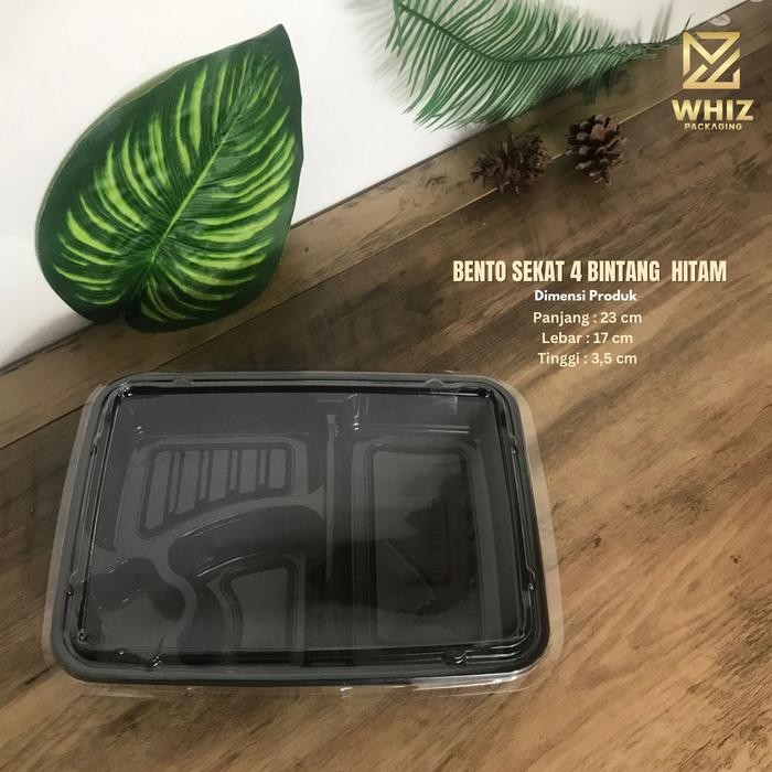 Mika Bento Bintang / Tray Bento Bintang / Box Bento Sekat 4 Eceran Kitchenware