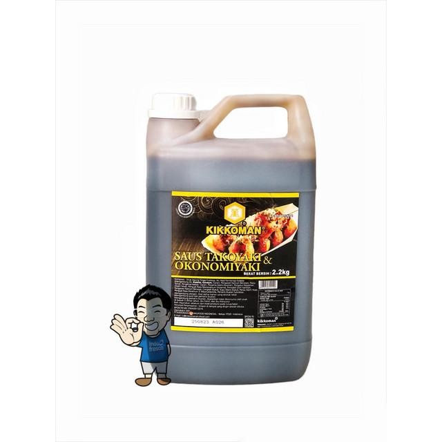 

DISKON Kikkoman Takoyaki Okonomiyaki Sauce- Saus takoyaki Halal Jerigen 2 L READY STOCK